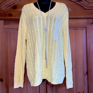 Croft & Barrow Cable Knit Sweater NWT (XL)